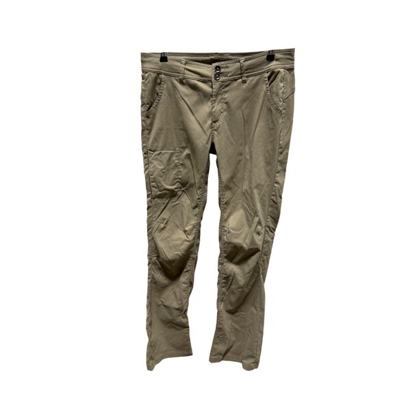 prAna Halle Straight Pant Beige Tan Women Size 8 - Picture 1 of 8